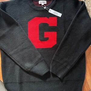 Black Sweater with Red G